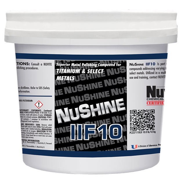 NuShine II F10 | Polissage Aero métaux